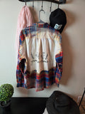Adult Size Large Blue Flannel -  Grow in Grace