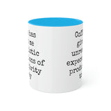 Coffee and unrealistic expectations of productivity mug