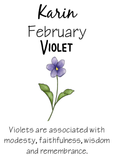 Birth Flower Print