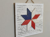 Americana Wall Sign with Barn Star