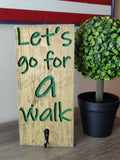 Let's Go for a Walk Leash Holder
