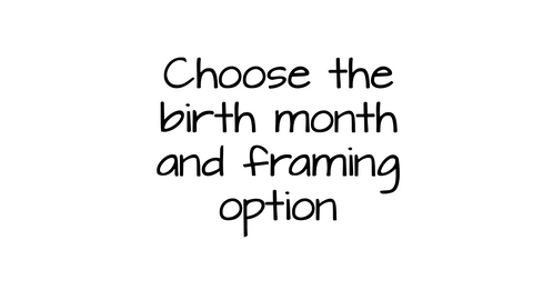 Birth Flower Print
