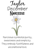 Birth Flower Print