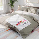 Personalized Monster Name Throw
