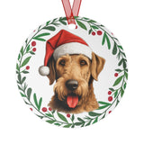Airedale Terrier Metal Ornament - 2 sided