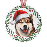 Akita Metal Ornament - 2 sided