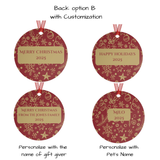 Australian Shepherd Metal Ornament - 2 sided