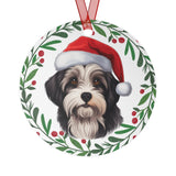 Biewer Terrier Dog Metal Ornament - 2 sided