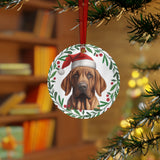 Bloodhound Metal Ornament - 2 sided