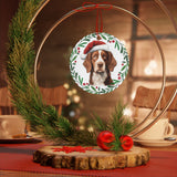 Brittany Metal Ornament - 2 sided