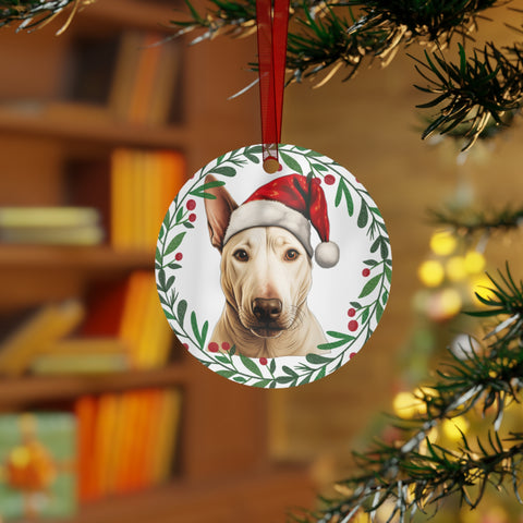 Bull Terrier Metal Ornament - 2 sided