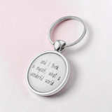 Pendant Keychain - and I think to myself what a wonderful world