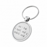 Pendant Keychain - and I think to myself what a wonderful world
