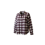 Plaid shirt on a white background