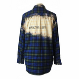 Bleached Flannel.   Size XL.  #MomLife