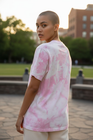 Pink Tie Dye Tee.  Size Medium.  I hope you feel beautiful today.
