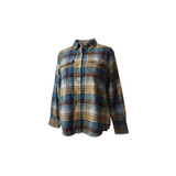 Plaid shirt on a white background