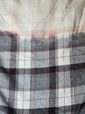 Gray bleached flannel.