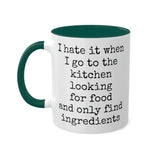 Ingredients Mug