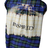 Adult Size X Large Inspired Flannel -  Blue & Green