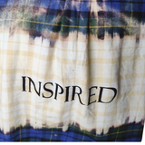 Adult Size X Large Inspired Flannel -  Blue & Green