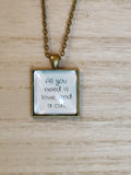 All You Need is Love and a Cat Necklace