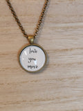 Love You More Necklace