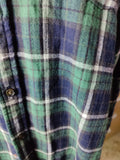 Adult Size Large Blessed Flannel -  Green