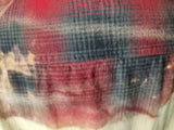 Adult Size Large Shine Flannel -  Red