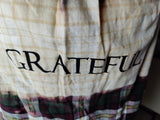 Adult Size Medium Grateful Flannel -  Burgundy