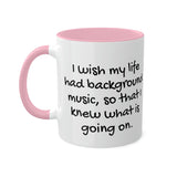 Background Music Mug