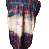 Red & Blue Upcycled Adult Dream Flannel