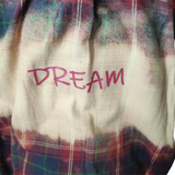 Red & Blue Upcycled Adult Dream Flannel